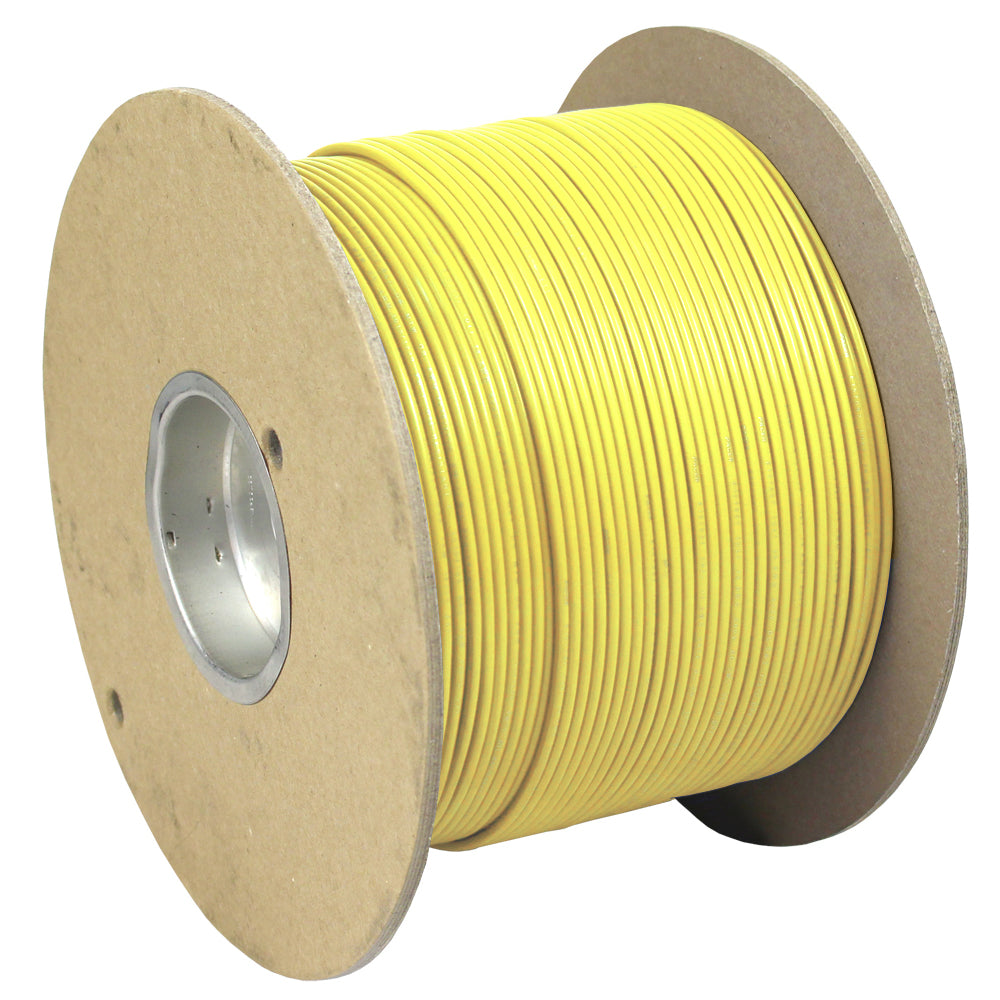 Pacer Yellow 12 AWG Primary Wire - 1,000' - WUL12YL-1000