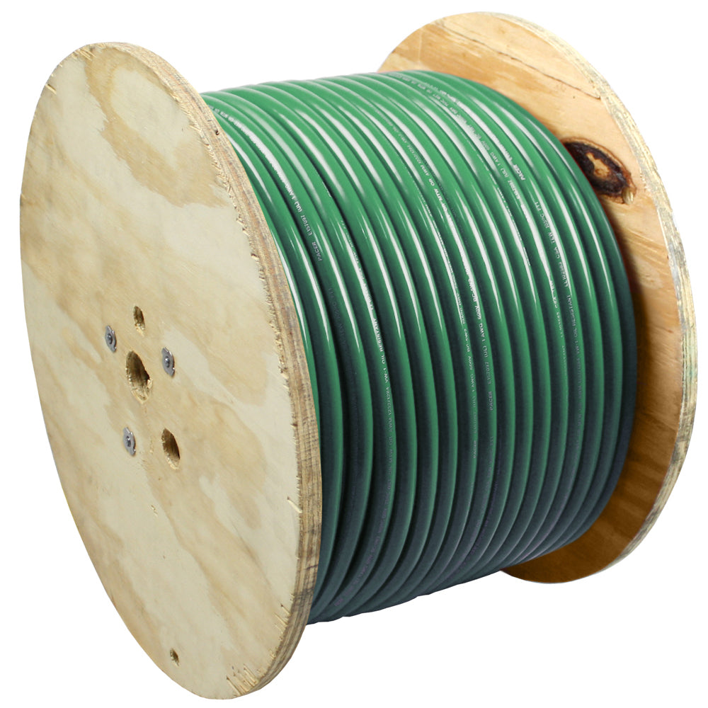 Pacer Green 4 AWG Battery Cable - 500' - WUL4GN-500