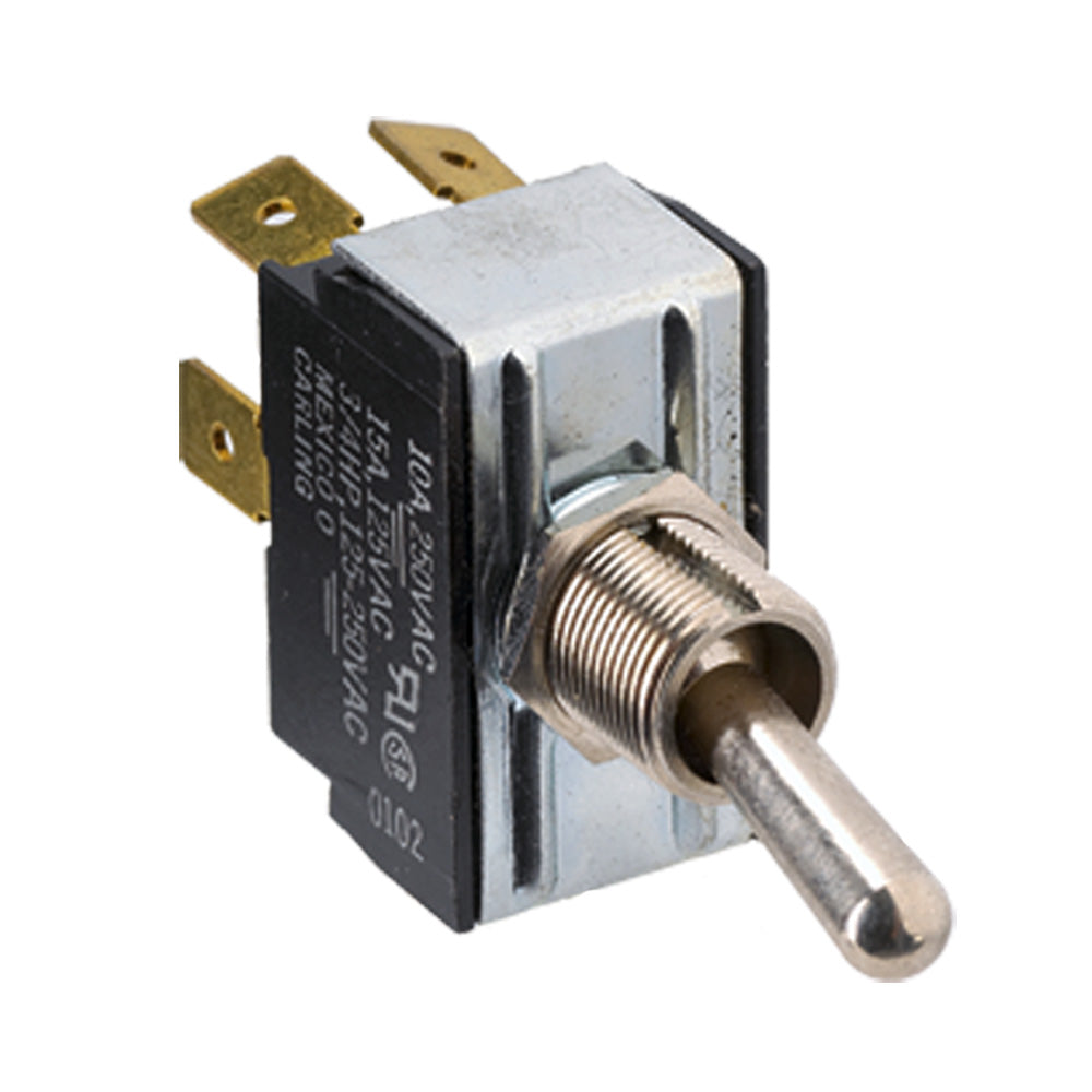 Paneltronics DPDT (ON)/OFF/(ON) Metal Bat Toggle Switch - Momentary Configuration - 001-014