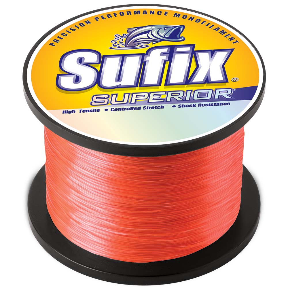 Sufix Superior Neon Fire Monofilament - 50lb - 1095 yds - 643-150