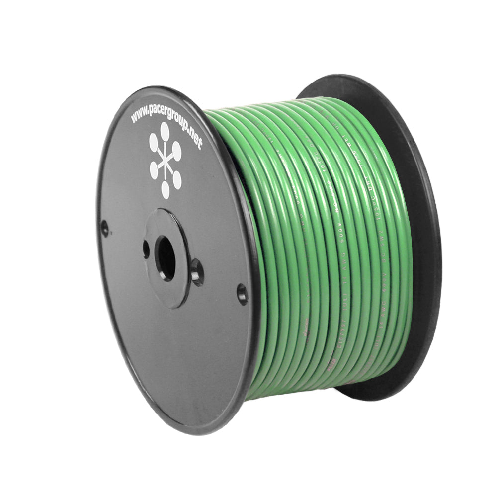 Pacer Light Green 16 AWG Primary Wire - 100' - WUL16LG-100