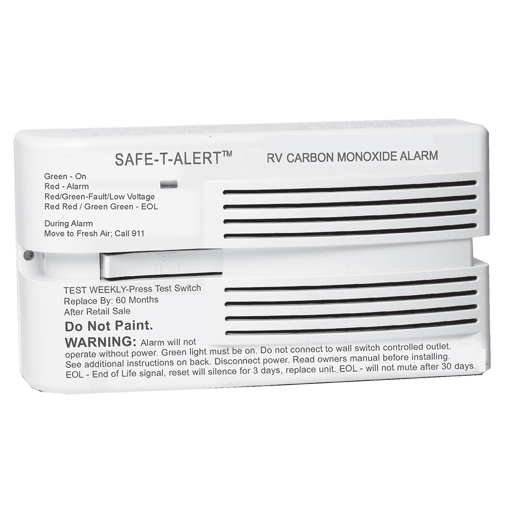 Safe-T-Alert 65 Series RV Surface Mount Carbon Monoxide Alarm - 65-541WHT