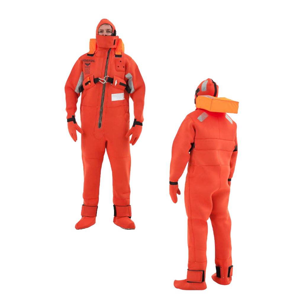 VIKING Immersion Rescue I Suit USCG/SOLAS w/Buoyancy Head Support - Neoprene Orange - Adult Small - PS20061050000