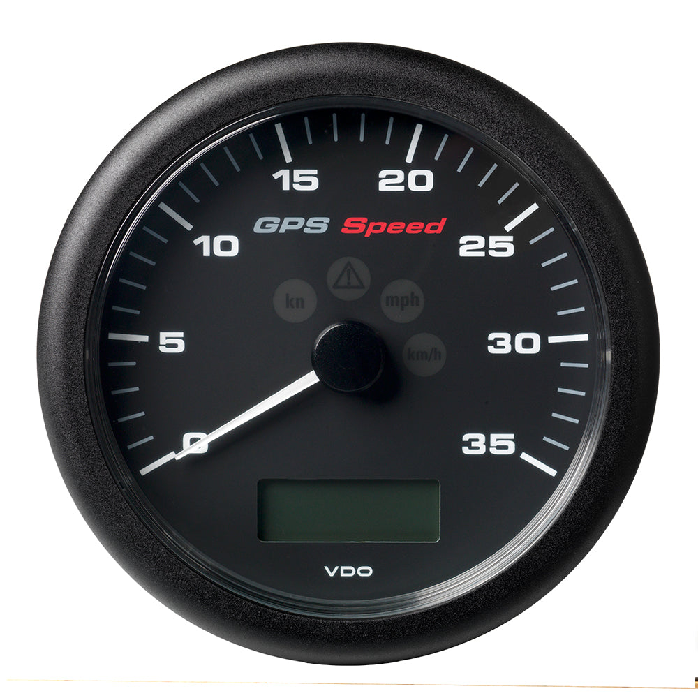 Veratron 4-1/4" (110MM) ViewLine GPS Speedometer 0-35 KNOTS/KMH/MPH - 8 to 16V Black Dial & Bezel - A2C59501782