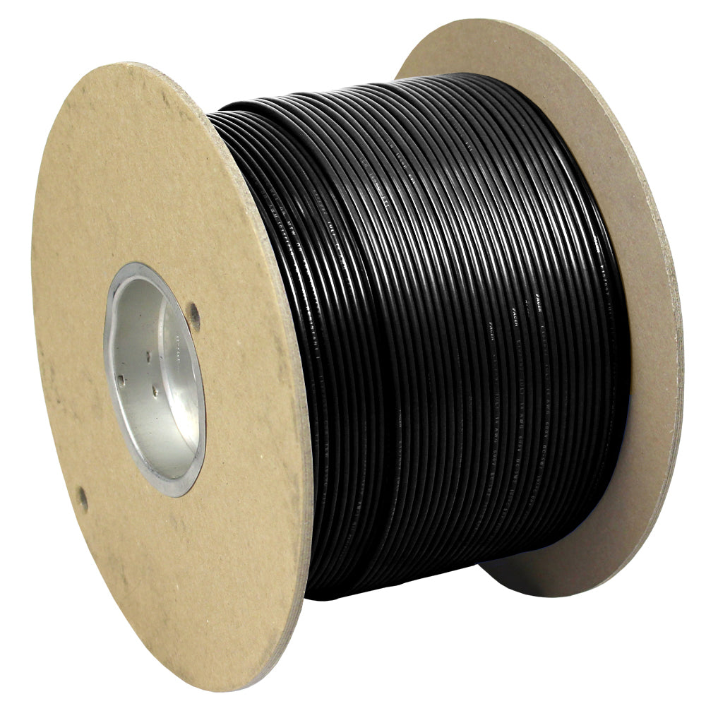 Pacer Black 12 AWG Primary Wire - 1,000' - WUL12BK-1000