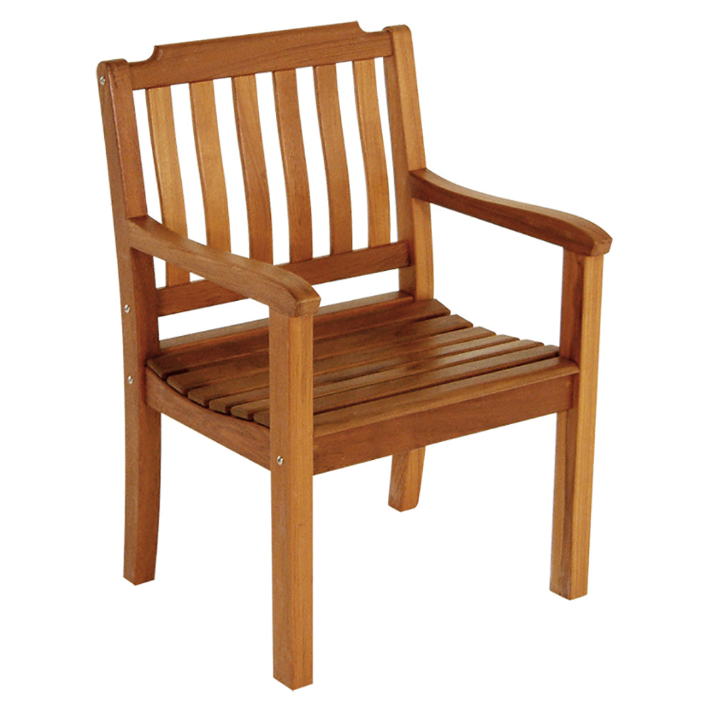 Whitecap Garden Chair w/Arms - Teak - 60065