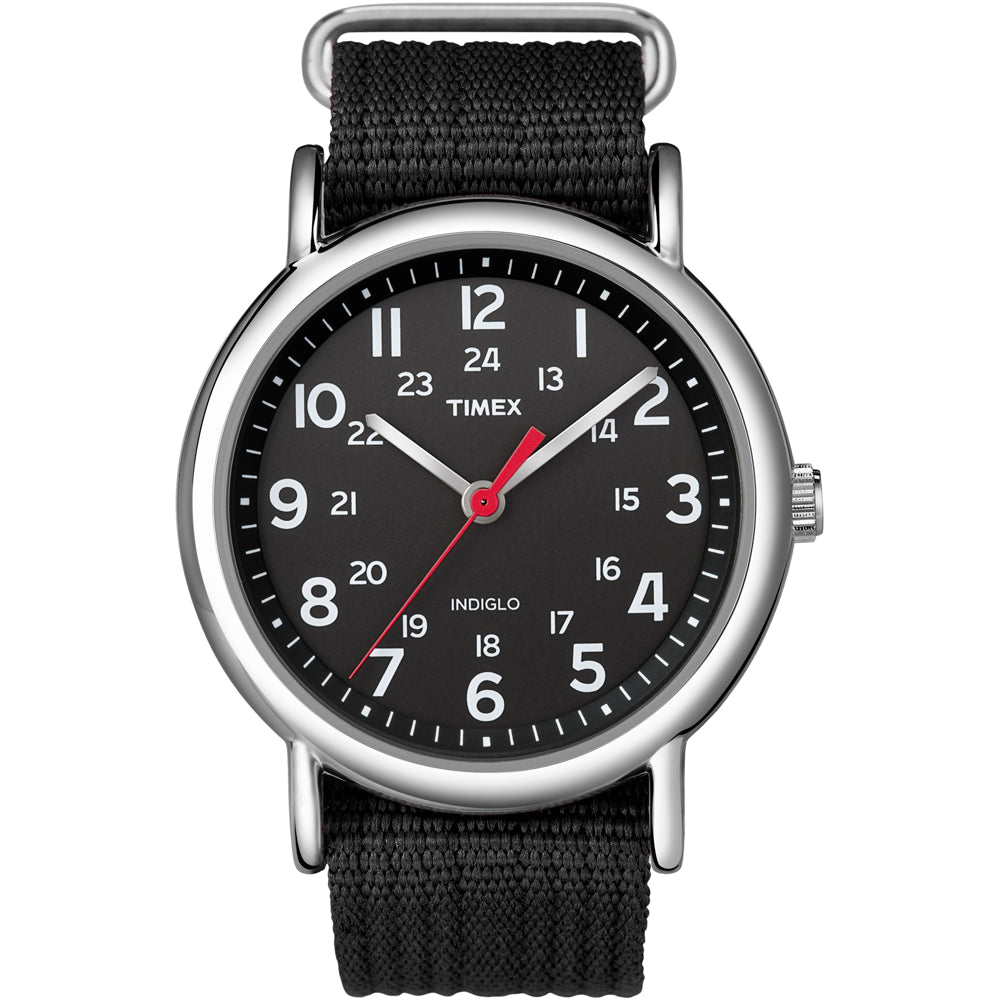 Timex Weekender® Slip-Thru Watch - Black - T2N647