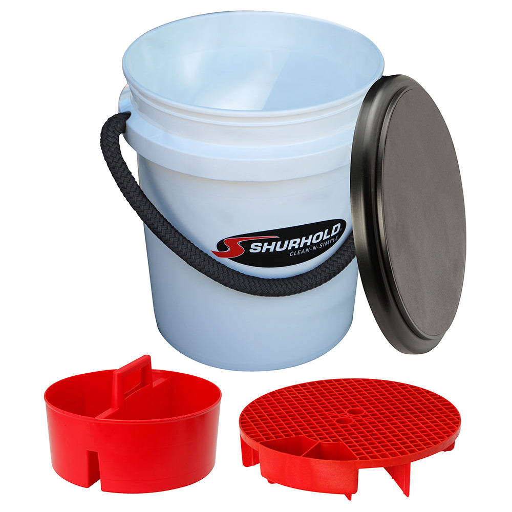 Shurhold One Bucket Kit - 5 Gallon - White - 2461