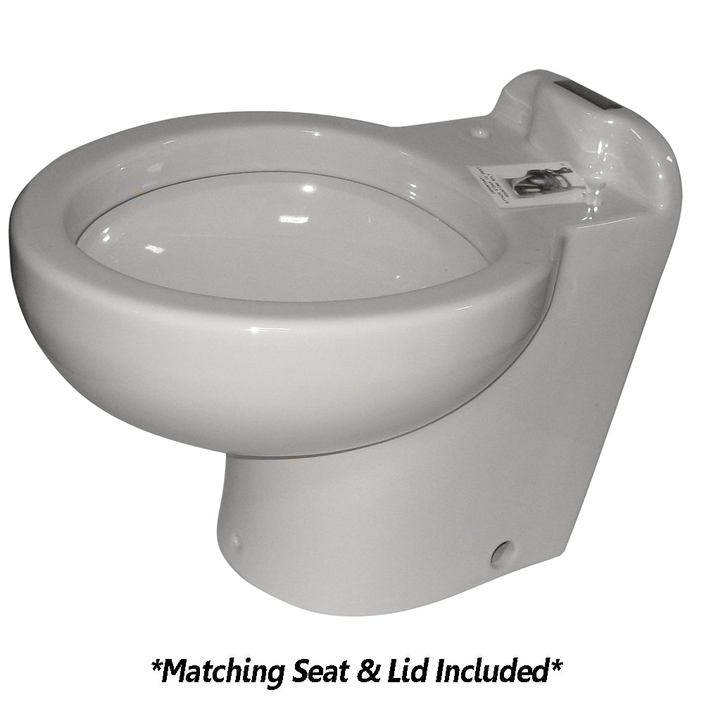 Raritan Marine Elegance - Household Style - White - Fresh or Saltwater - Smart Toilet Control - 12v - 220HS012