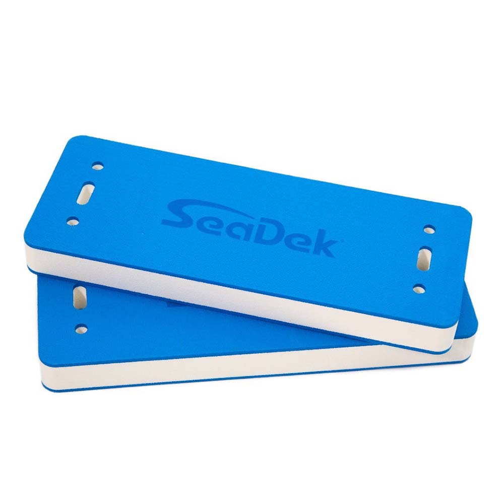 SeaDek 20" x 8" x 2" Flat Fenders Small 2-Pack Bimini Blue/White - 40790