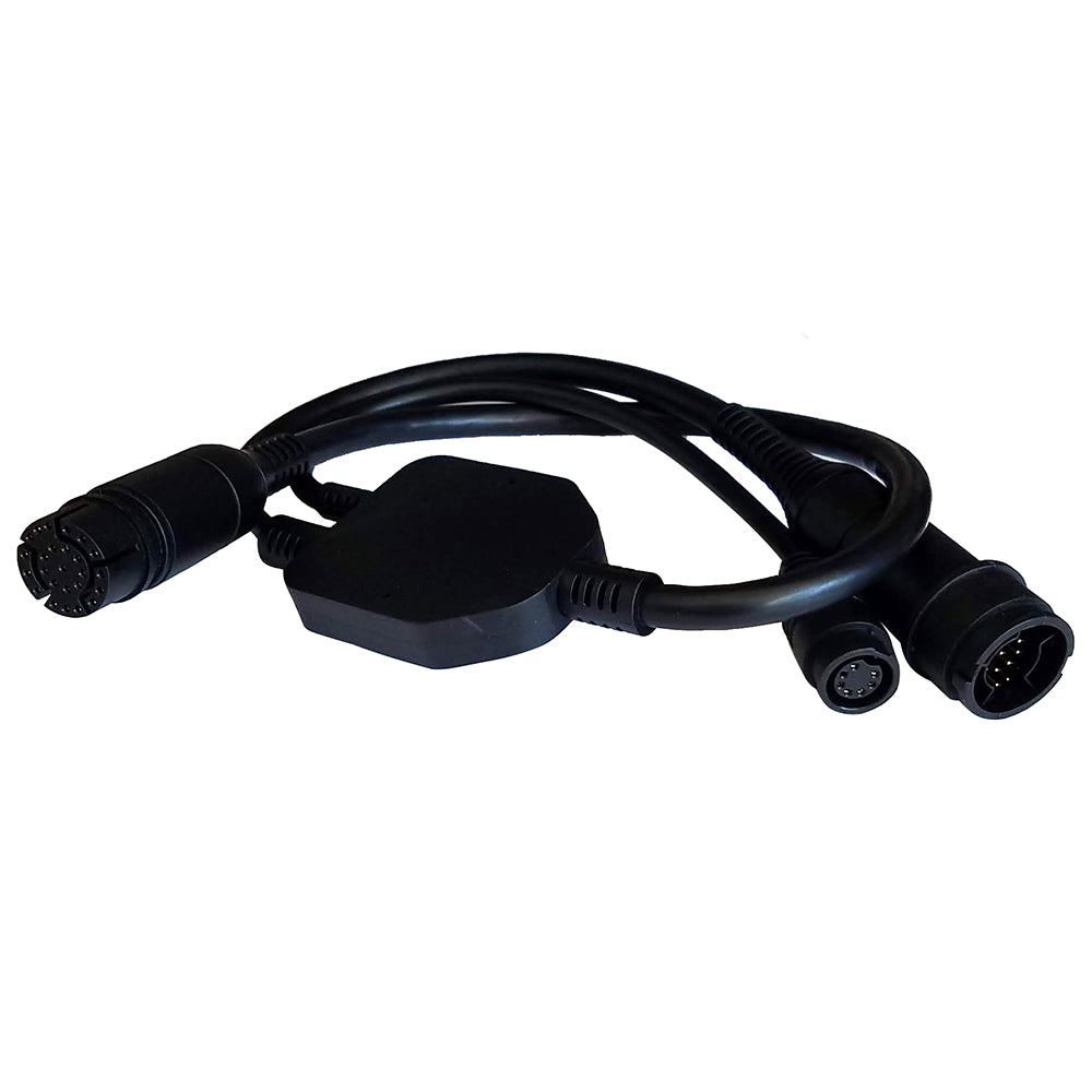 Raymarine Adapter Cable 25-Pin to 25-Pin & 7-Pin - Y-Cable to RealVision & Embedded 600W Airmar TD to Axiom RV - A80491