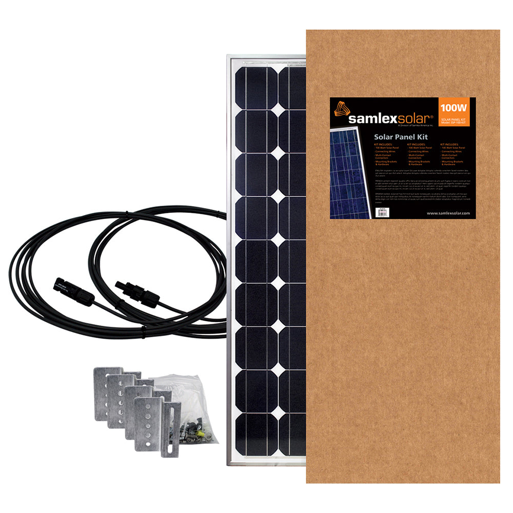 Samlex 100W Solar Panel Kit - SSP-100-KIT