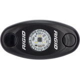 RIGID Industries A-Series Black Low Power LED Light - Single - Amber - 480343