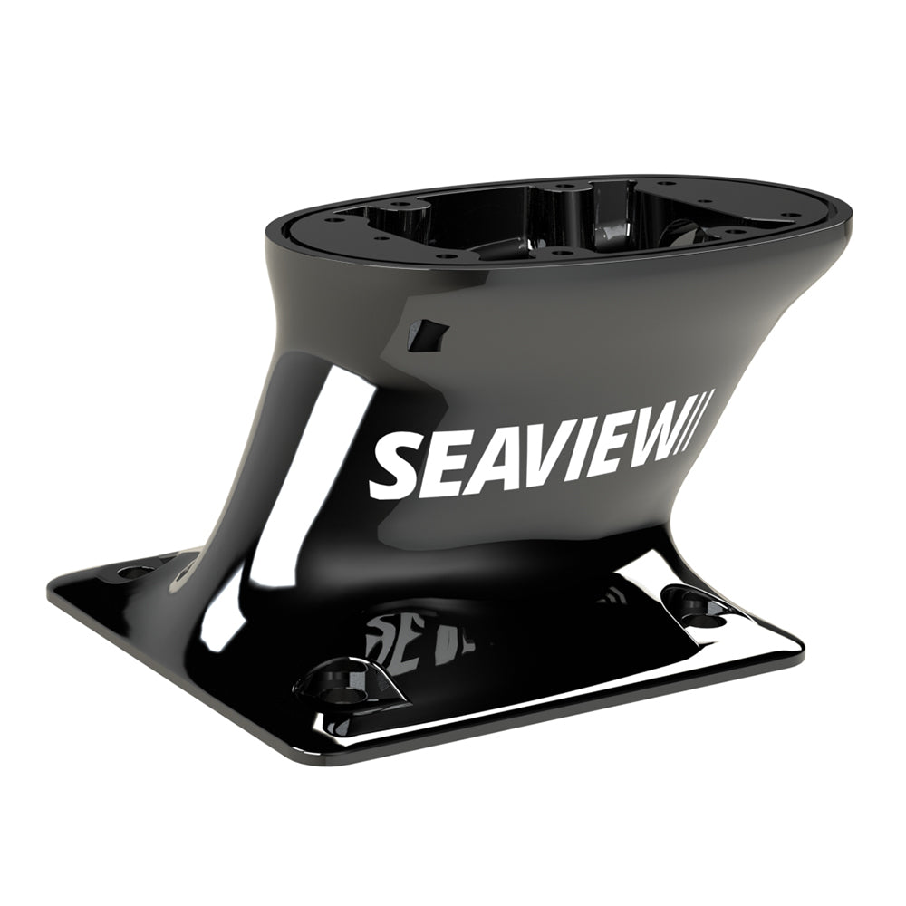 Seaview 5" Modular Mount Aft Raked 7x7 Base Top Plate Required - Black - PMA57M1BLK