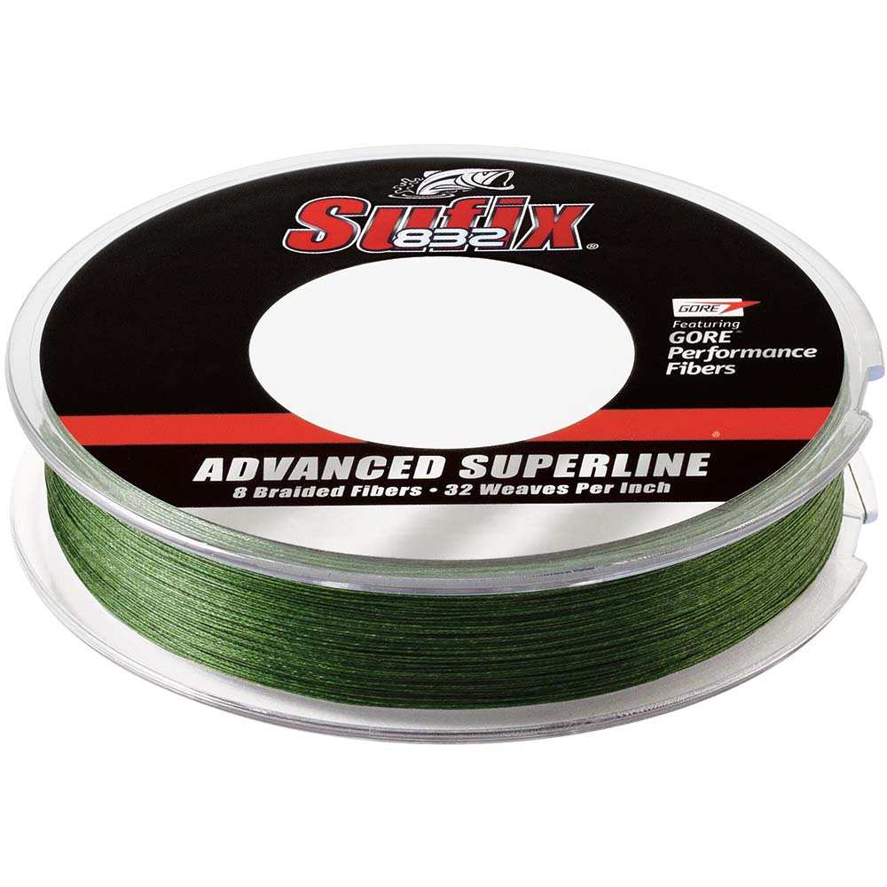 Sufix 832® Advanced Superline® Braid - 10lb - Low-Vis Green - 150 yds - 660-010G