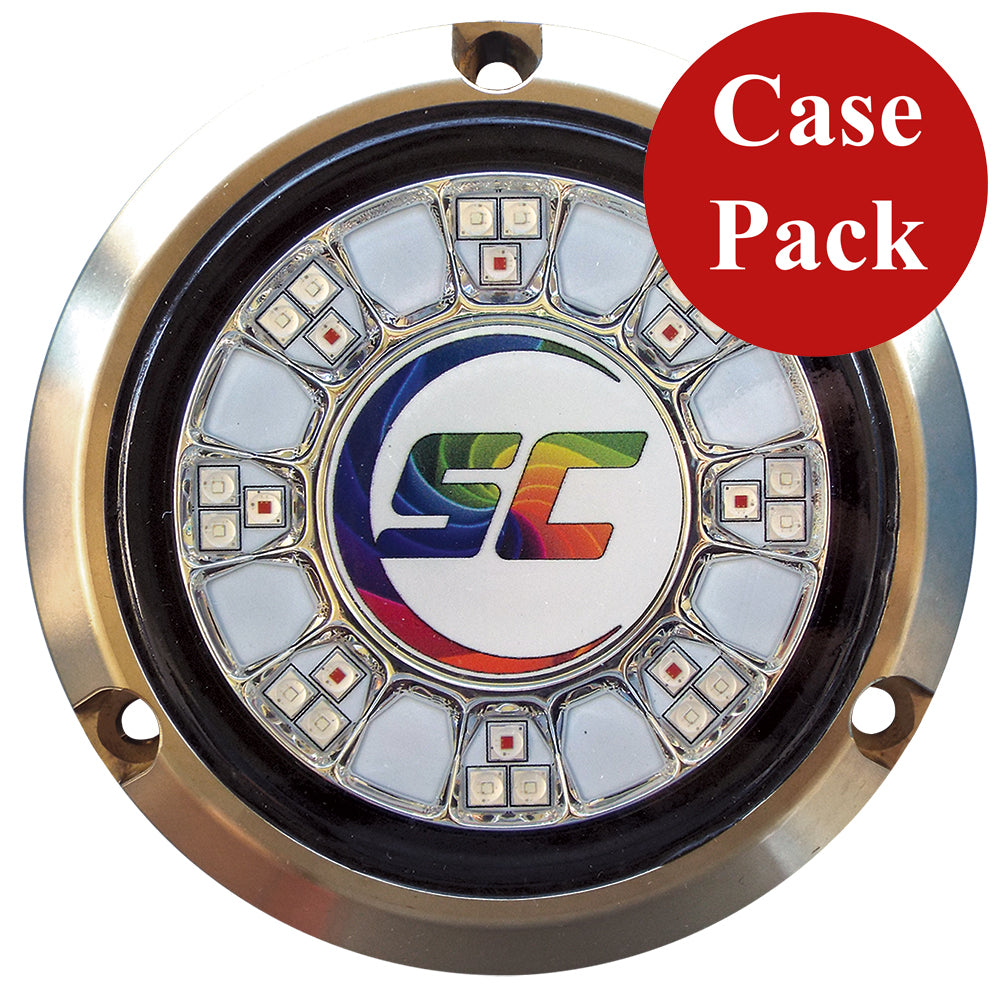 Shadow- Caster SCR-24 Bronze Underwater Light - 24 LEDs - Full Color Changing - *Case of 4* - SCR-24-CC-BZ-10CASE