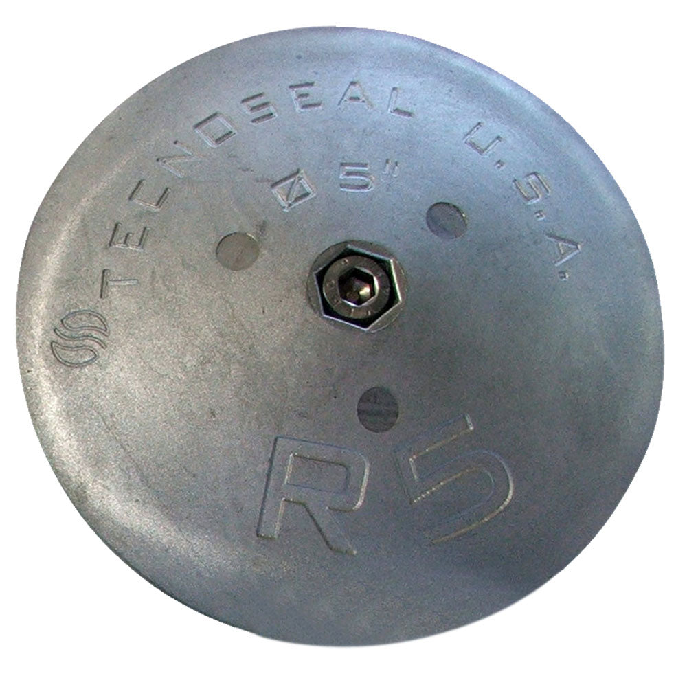 Tecnoseal R5MG Rudder Anode - Magnesium - 5" Diameter