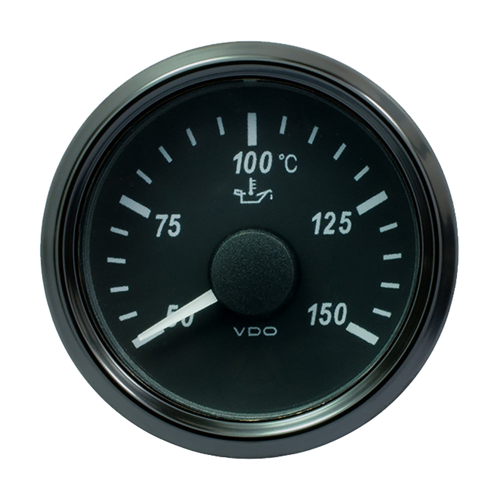 VDO SingleViu 52mm (2-1/16") Oil Temp. Gauge - 150° C - 322-18 Ohm - A2C3833380030