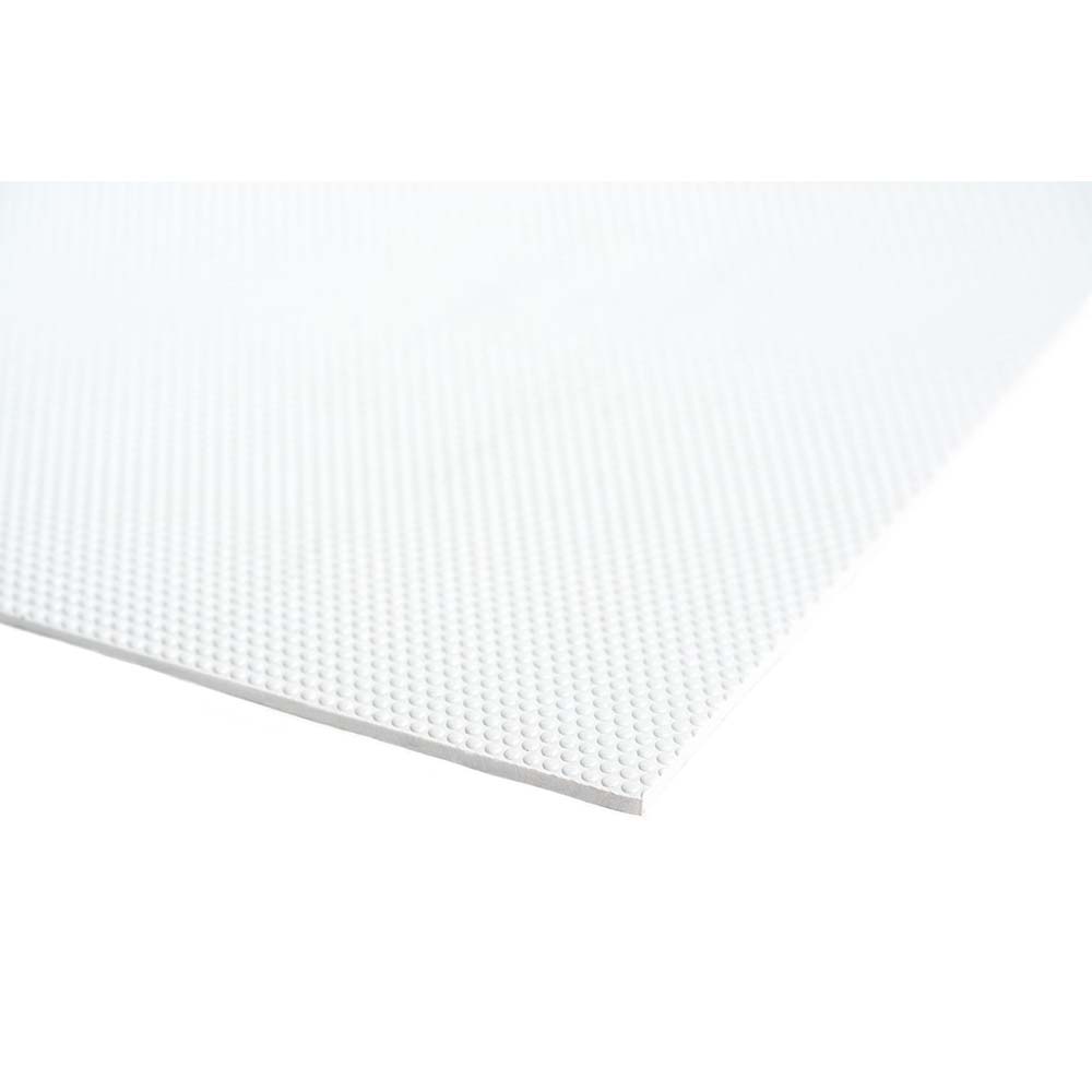 SeaDek 18" x 74" 5mm Long Sheet White Embossed - 457mm x 1879mm x 5mm - 23897-80016