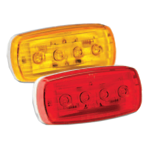 Wesbar LED Clearance-Side Marker Light #58 Series - Red - 401586