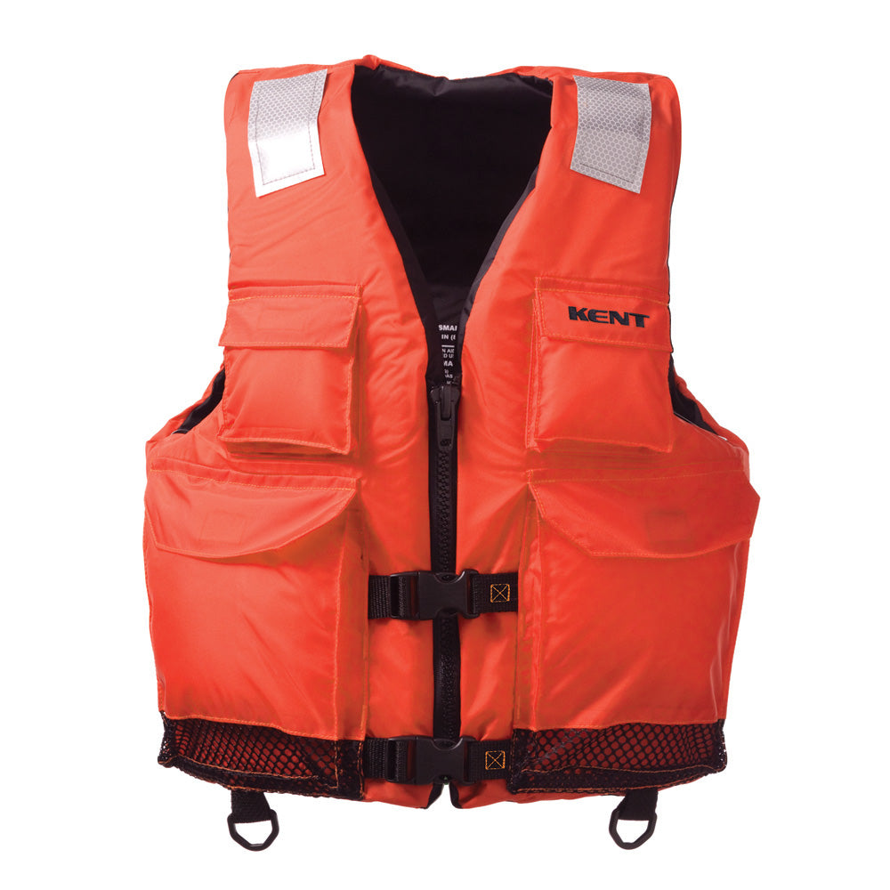 Kent Elite Dual-Sized Commercial Vest - 4XL/7XL - Orange - 150200-200-110-23