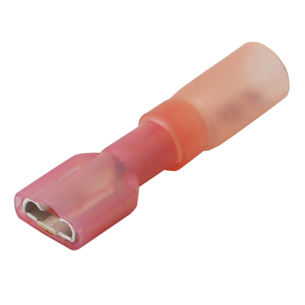 Pacer 22-18 AWG Heat Shrink Female Disconnect - 3 Pack - TDE18-250FI-3