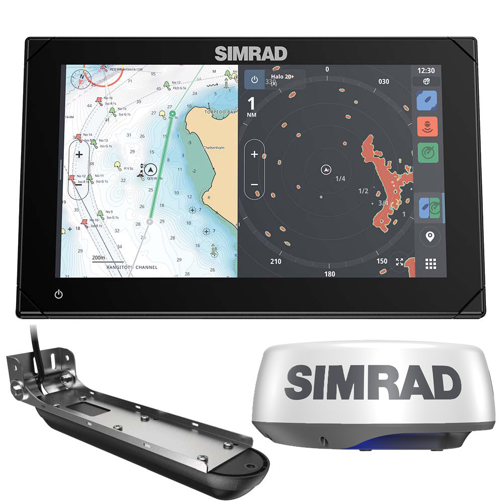 Simrad NSX™ 3009 Radar Bundle - HALO20+ Radar Dome & Active Imaging™ 3-in-1 Transducer - 000-15377-001