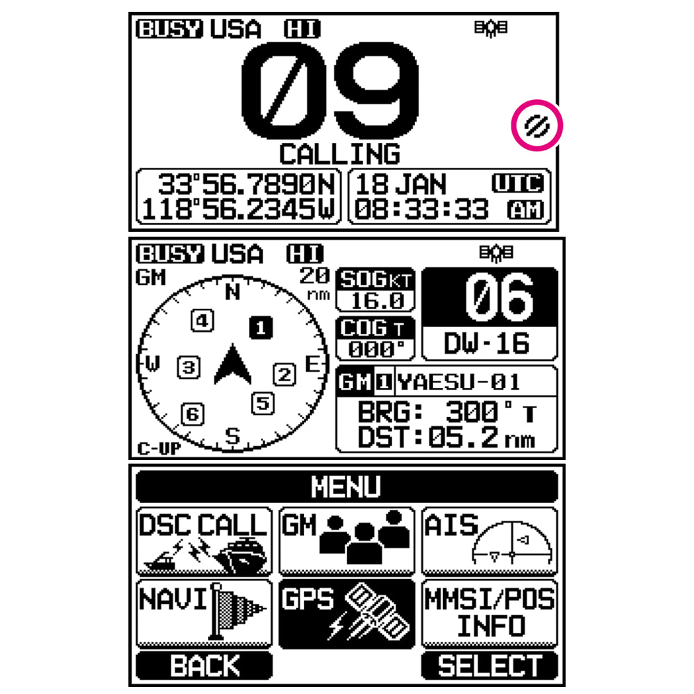Standard Horizon GX2400B Matrix Black VHF w/AIS, Integrated GPS, NMEA 2000 30W Hailer, & Speaker Mic