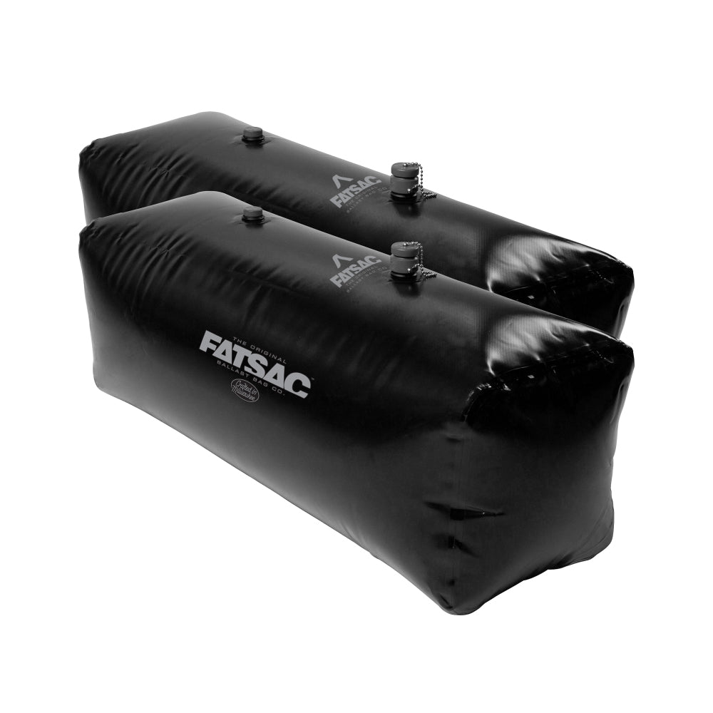 FATSAC V-drive Fat Sacs - Pair - 400lbs Each - Black - W701-BLACK