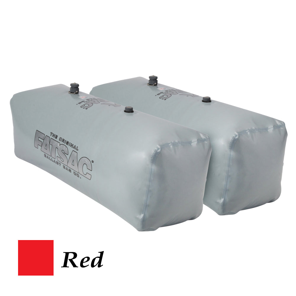 FATSAC V-drive Fat Sacs - Pair - 400lbs Each - Red - W701-RED