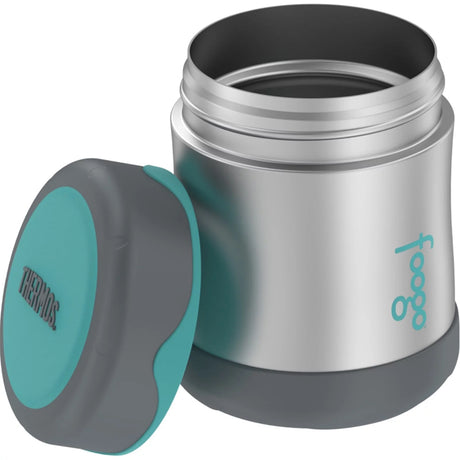 Thermos Foogo® Stainless Steel, Vacuum Insulated Food Jar - Teal/Smoke - 10 oz. - B3004TS2