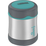 Thermos Foogo® Stainless Steel, Vacuum Insulated Food Jar - Teal/Smoke - 10 oz. - B3004TS2