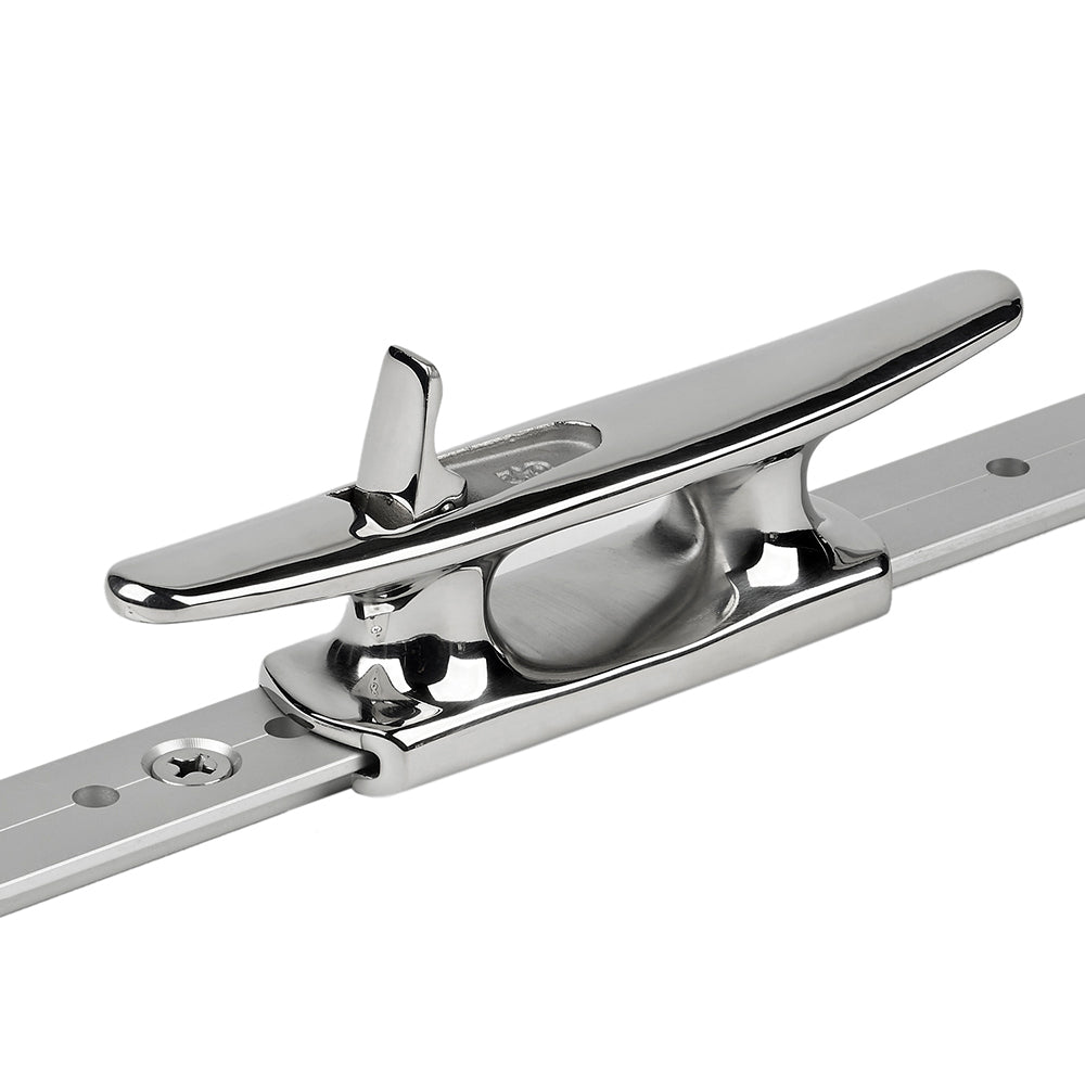 Schaefer Mid-Rail Chock/Cleat Stainless Steel - 1" - 70-74