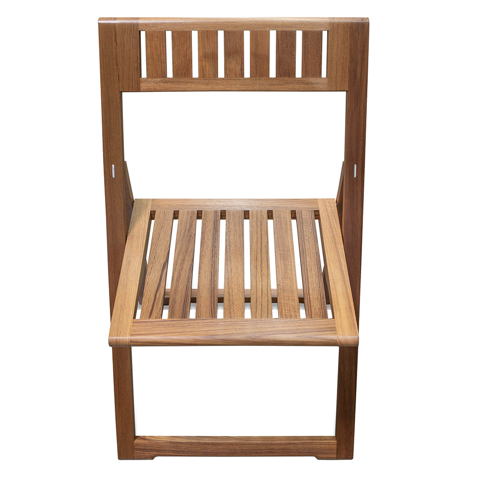 Whitecap Folding Slat Chair - Teak - 63059