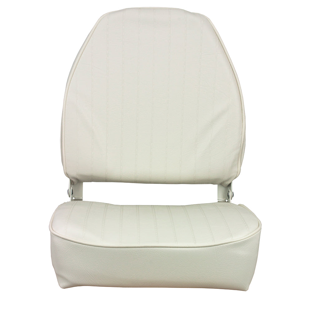 Springfield High Back Folding Seat - White - 1040649