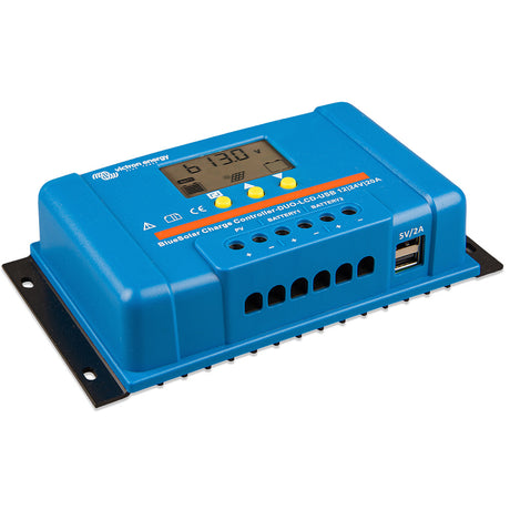 Victron BlueSolar PWM Charge Controller (DUO) LCD & USB Charge Control - 12/24VDC - 20A - SCC010020060