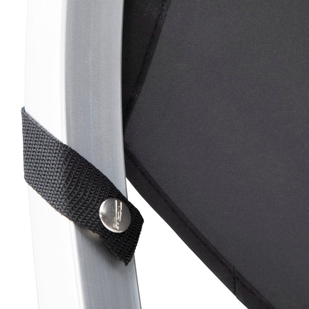 SureShade Power Bimini - Clear Anodized Frame - Black Fabric - 2020000297