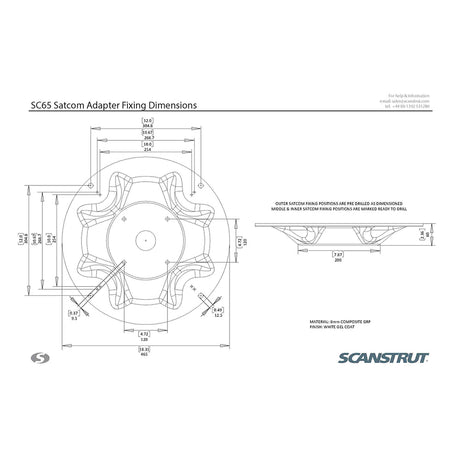 Scanstrut SC65 Satcom Mount