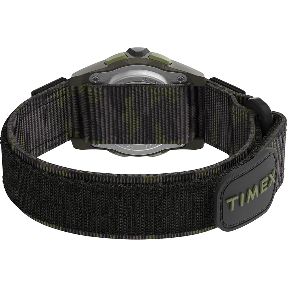 Timex Kid's Digital 35mm Watch - Green Camo w/Fastwrap Strap - TW7C77500XY