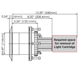 OceanLED 3010XFM Pro Series HD Gen2 LED Underwater Lighting - Midnight Blue - 001-500749