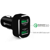 RAM Mount GDS® 2-Port USB Cigarette Charger w/Qualcomm® Quick Charge™ - RAM-GDS-CHARGE-USB2QCCIG