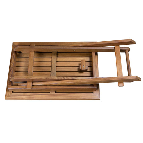 Whitecap Folding Slat Table - Teak - 63058