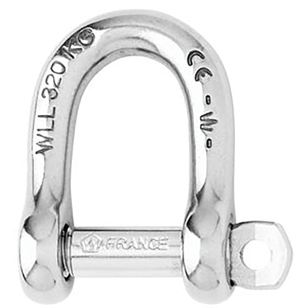 Wichard Not Self-Locking D Shackle - 14mm Diameter - 9/16" - 1207