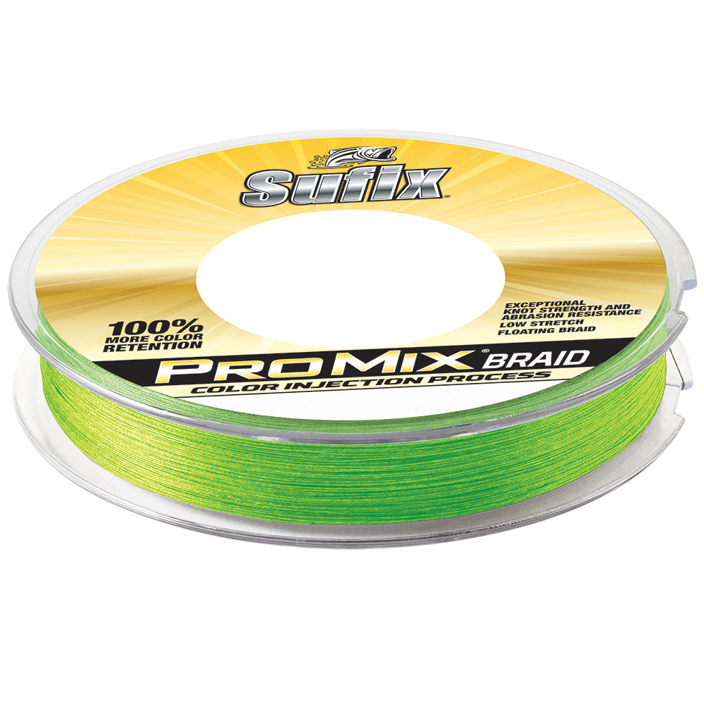 Sufix ProMix® Braid - 10lb - Neon Lime - 300 yds - 630-110L