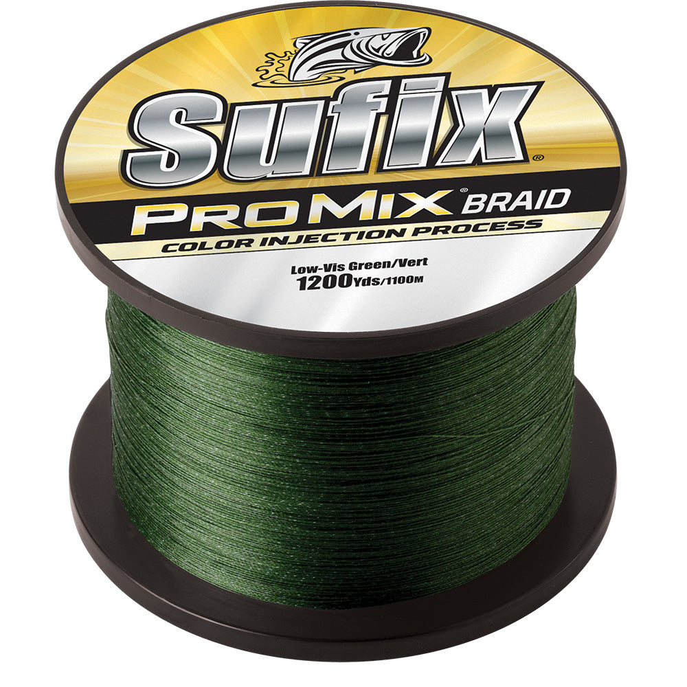 Sufix ProMix® Braid - 40lb - Low-Vis Green - 1200 yds - 630-340G
