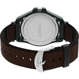 Timex Expedition Acadia Rugged Black Resin Case - Natural Dial - Brown/Black Fabric Strap - TW4B26500