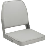 Attwood Swivl-Eze Low Back Padded Flip Seat - Grey - 98395GY