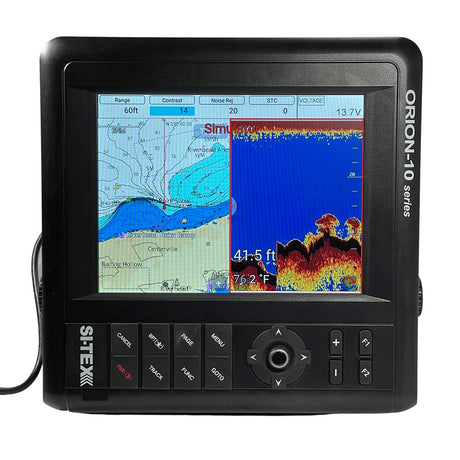 SI-TEX 10" Chartplotter/Sounder Combo w/Internal GPS & C-MAP 4D Card - ORIONCF