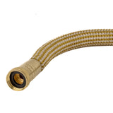 HoseCoil 50' Expandable PRO w/Brass Twist Nozzle & Nylon Mesh Bag - Gold/White - HEP50K
