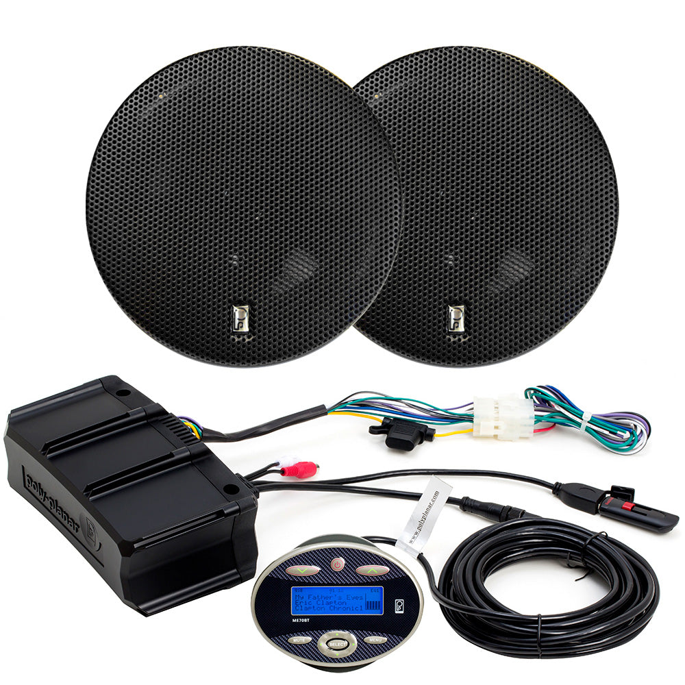 Poly-Planar Amplifier Package w/ME70BT & MA-8505B Speakers - ME70BTWMA8505B